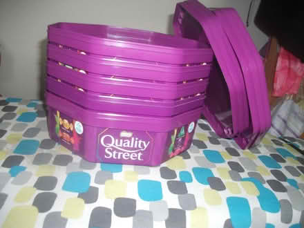 Photo of free Quality Street tubs (Brafield-on-the-Green) #1