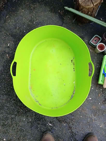 Photo of free Green plastic play trug (Bolton le Sands LA5) #1