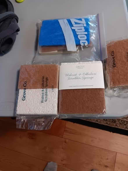 Photo of free Grove Walnut Scubber Sponges (101/Lawrence Expressway) #1