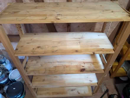 Photo of free IKEA wooden shelf unit (Penrith CA11) #1