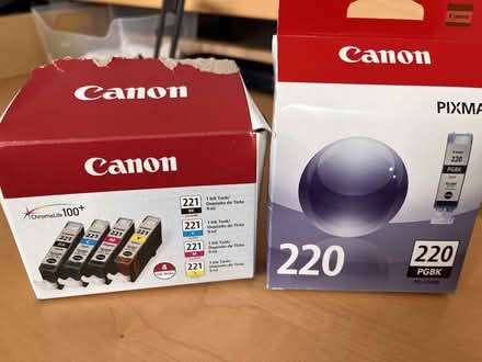 Photo of free Canon inkjet ink cartridges - New (Porter Square, Cambridge) #1