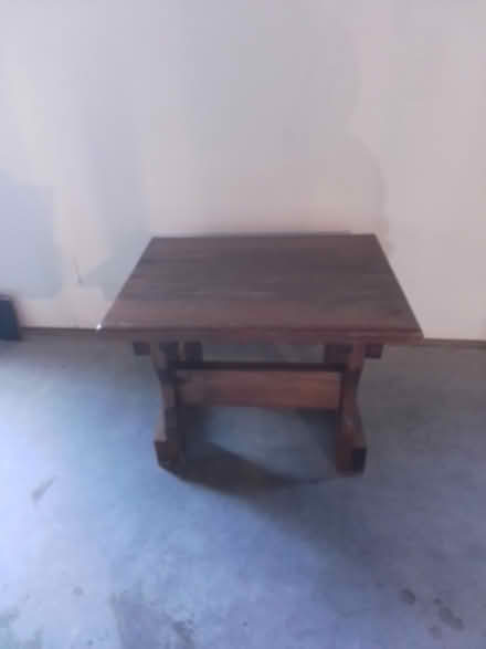 Photo of free Chair and end table (South of Stoddard wi) #2