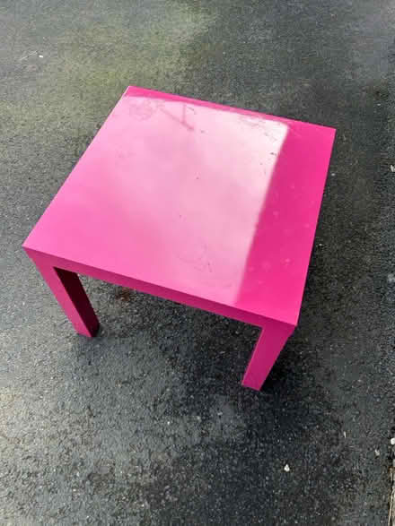 Photo of free Small pink table (Nr Oswestry) #1