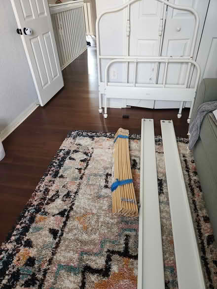 Photo of free Twin-size bed frame (West kendall) #1