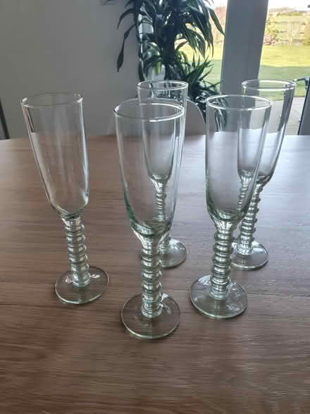 Photo of free 5x champagne glass (SG8) #1