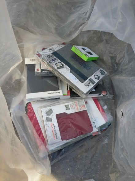 Photo of free Outdated iPad cases etc (Gatley SK8) #1