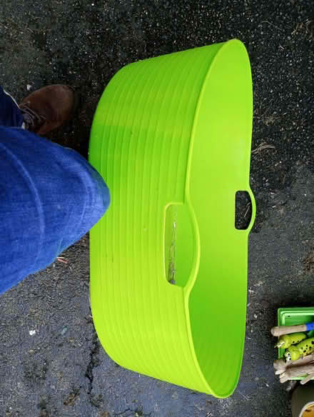 Photo of free Green plastic play trug (Bolton le Sands LA5) #2