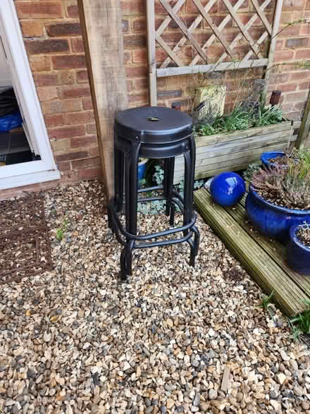 Photo of free 2 Ikea metal stools (Oaklands SN15) #1