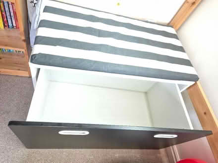 Photo of free IKEA FRITIDS/STUVA Toy storage bench with Pad and Blackboard (Greaves LA1) #3