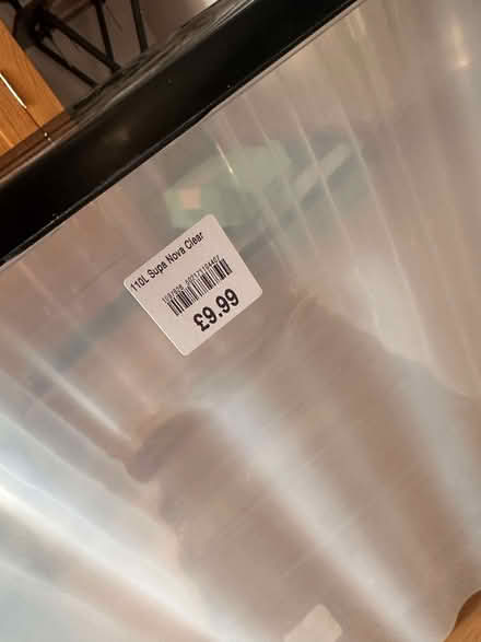 Photo of free 110 ltr Large Plastic Storage Box with folding Lid (Chipping Norton OX7) #2