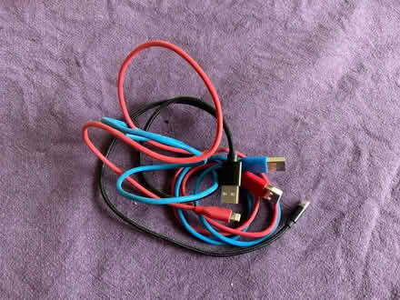 Photo of free Lightning charging cords (West Groton) #1