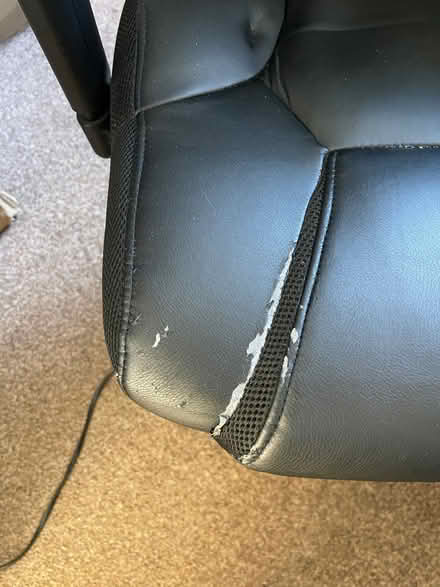 Photo of free Staples Faux Leather Desk Chair (Hampden Park BN22) #3