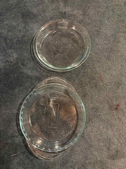 Photo of free 2 glass pie plates (concord, MA) #1