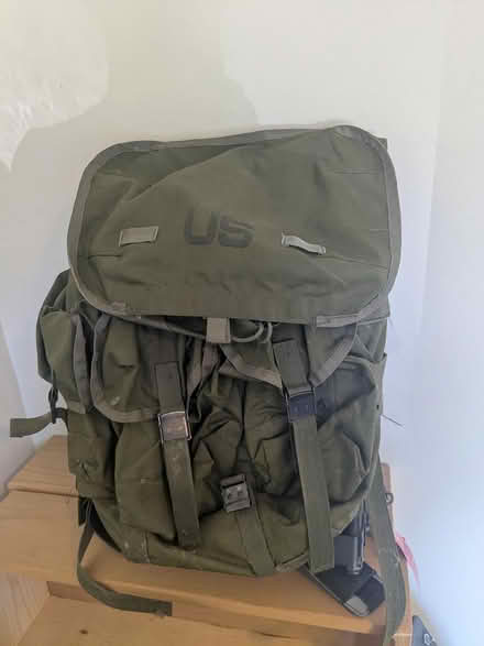 Photo of free Small backpack with frame (San Mateo - 26th & Alameda) #1