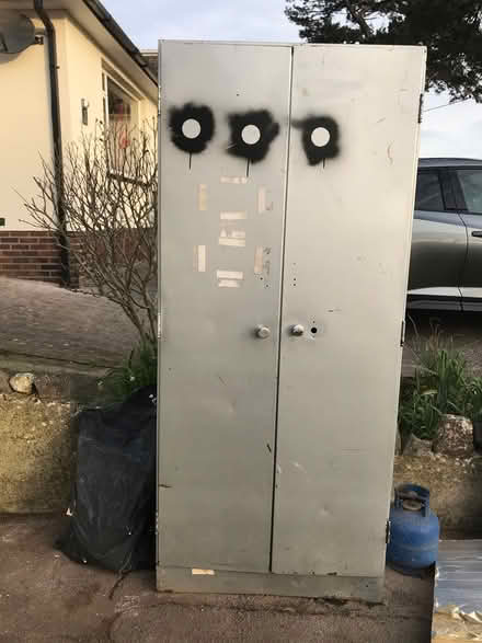 Photo of free Metal cupboard (Dawlish) #1