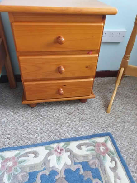 Photo of free Pine bedside cabinet (Eaton Bray LU6) #1