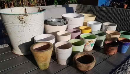 Photo of free Assorted ceramic plant pots (Buxted TN22) #1