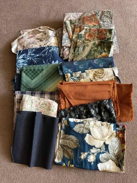 Photo of free pieces of fabric for crafting (Mansfield nottinghamshire) #1