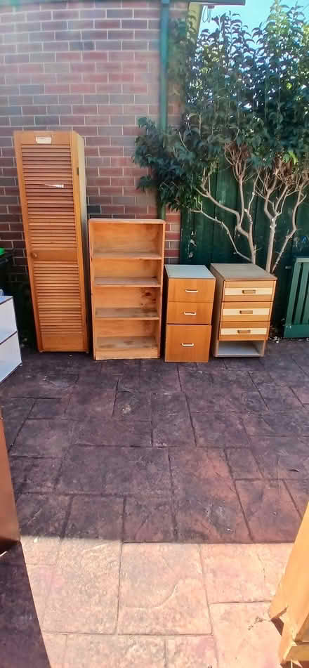 Photo of free Shelving/Storage, Couch (Oak Park 3046) #3