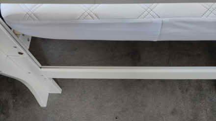 Photo of free White sleigh style cot bed (Galgate LA2) #3