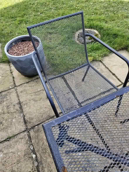 Photo of free Garden table and two chairs (Bomere Heath) #4