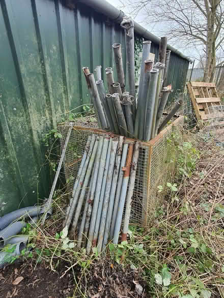 Photo of free Fencing and metal stakes from cut down heras panels (Street on the Fosse BA4) #1