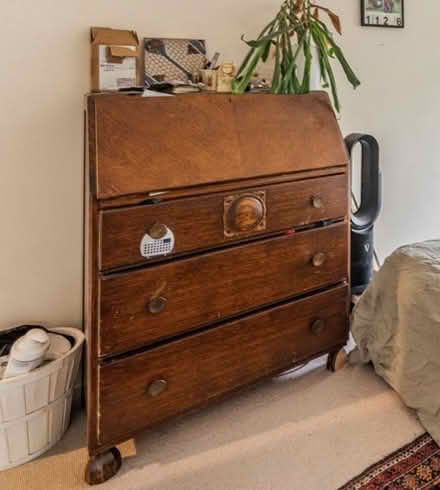 Photo of free Vintage bureau / desk with drawers (Limehouse E14) #1