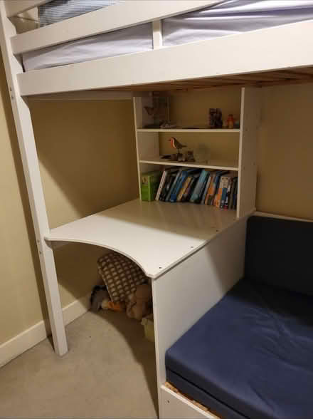 Photo of free Child’s bunk bed with desk & seat (Stamford PE9) #3