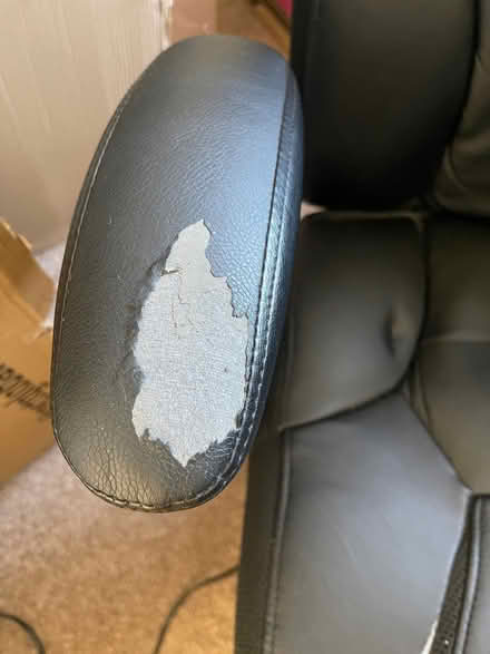 Photo of free Staples Faux Leather Desk Chair (Hampden Park BN22) #2