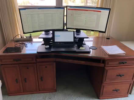 Photo of free Home Office Computer Desk (Maple) (Carrollwood/Citrus Park) #1