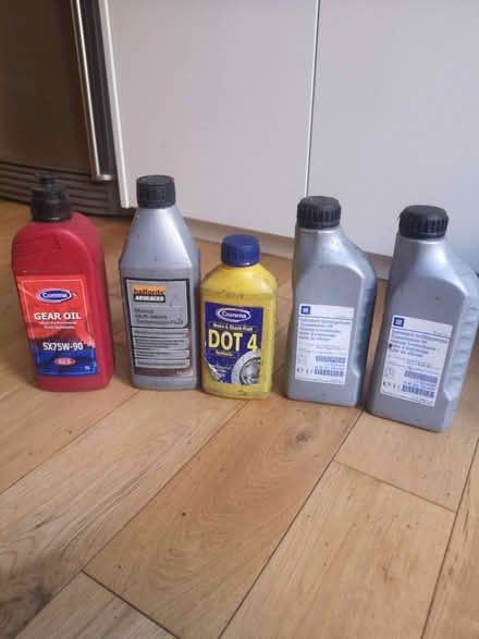 Photo of free Collection of unused motor fluids (Streatham SW16) #1