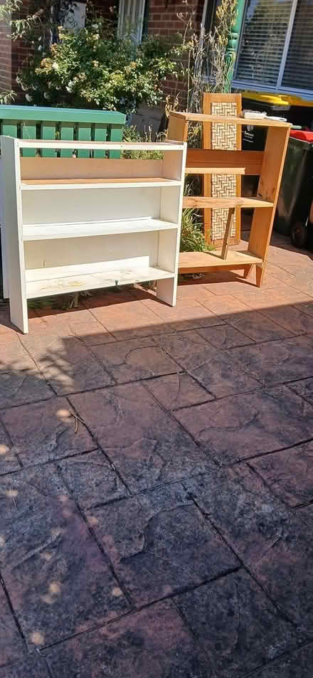 Photo of free Shelving/Storage, Couch (Oak Park 3046) #2