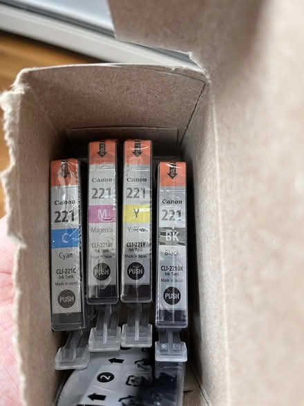 Photo of free Canon inkjet ink cartridges - New (Porter Square, Cambridge) #2