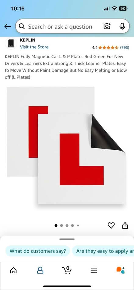 Photo of free L plates & driving test mirror (Horley RH6) #2