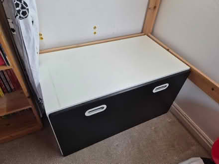 Photo of free IKEA FRITIDS/STUVA Toy storage bench with Pad and Blackboard (Greaves LA1) #2