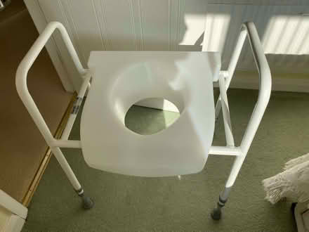 Photo of free Raised toilet seat with handles (Carlisle CA1) #1