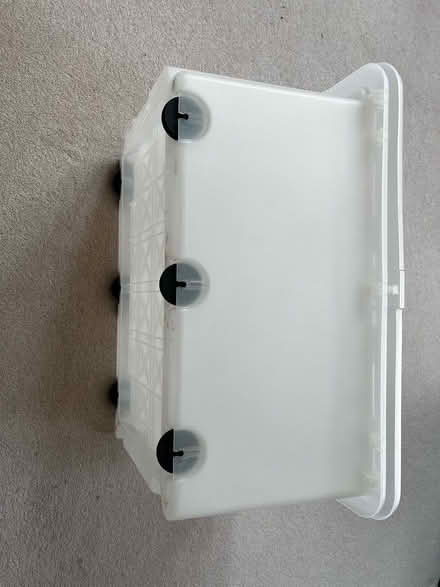 Photo of free 2 Storage boxes with wheels. One with lid. (Walton Manor OX2) #2