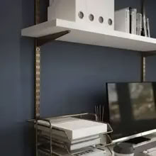 Photo of Shelving uprights with brackets (Millbank SW1P) #3