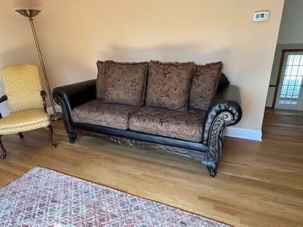 Photo of free Leather Sofa and Loveseat (Somerset) #1