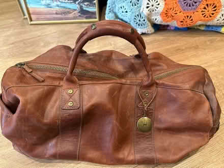 Photo of free Leather Duffel Bag (Cortlandt Man near Put Valley) #1