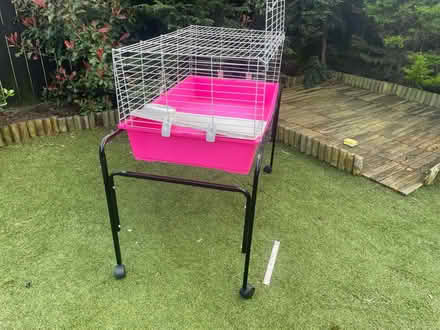 Photo of free Small animal cage with stand (West Allotment NE27) #2