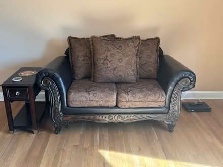 Photo of free Leather Sofa and Loveseat (Somerset) #4