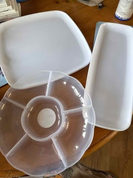 Photo of free Plastic serving platter trays (Grafton, Shrewsbury) #1