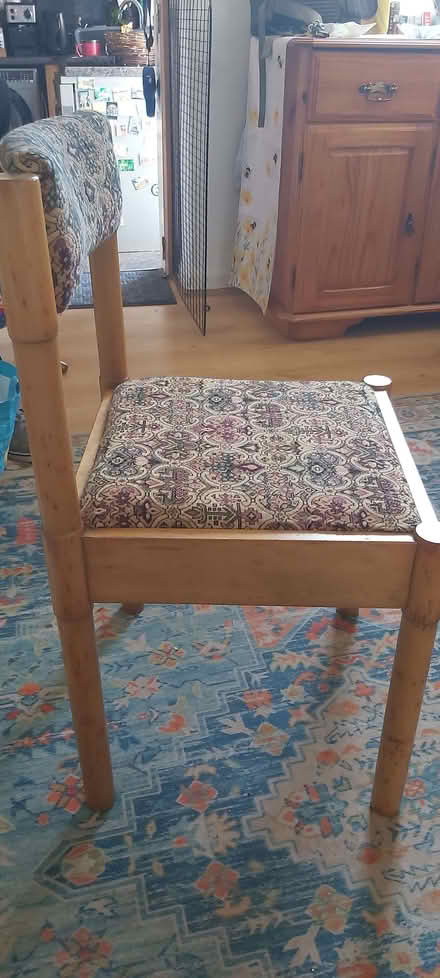 Photo of free four solid pine chairs (Lower Tranmere CH42) #1