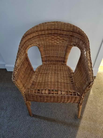 Photo of free Rattan chair (West End/Haymarket EH11) #1