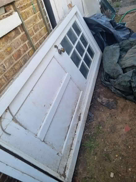 Photo of free Traditional oxford external paned door with all fitments. (New Hinksey OX1) #1