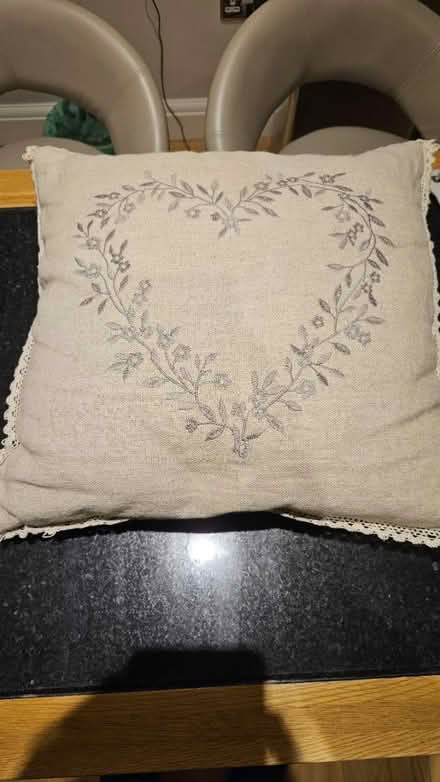 Photo of free Cushion (vintage heart) (CM15 Shenfield) #1