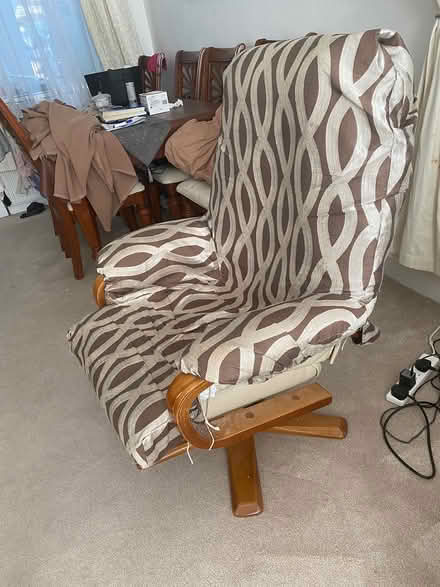 Photo of free Swivel arm chair (E13 Upton kark) #2