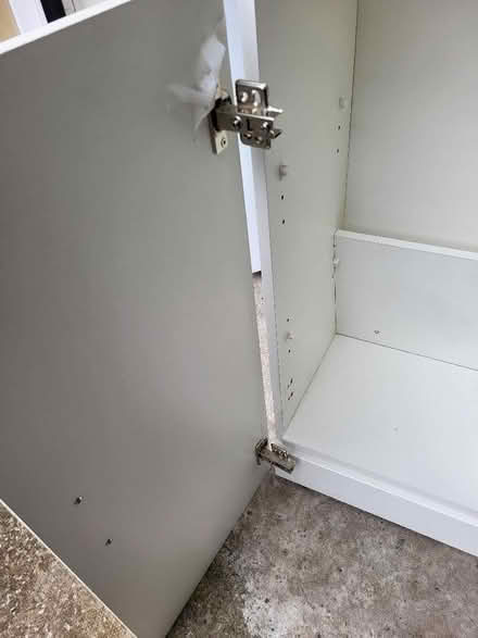 Photo of free Bathroom cabinet, needs door repair (Liberton EH16) #2