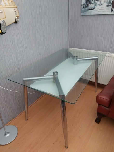 Photo of free Glass & chrome dining table (Cheadle Heath SK3) #2